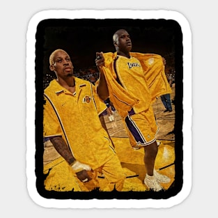 Rodman and Shaq Sticker